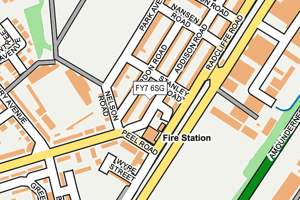 FY7 6SG map - OS OpenMap – Local (Ordnance Survey)