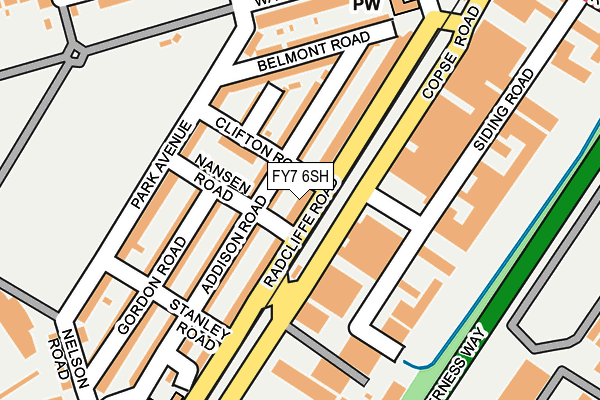 FY7 6SH map - OS OpenMap – Local (Ordnance Survey)