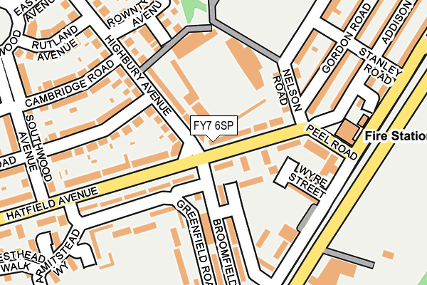 FY7 6SP map - OS OpenMap – Local (Ordnance Survey)