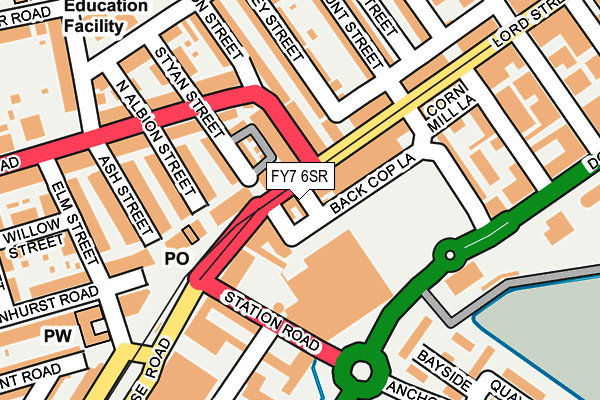 FY7 6SR map - OS OpenMap – Local (Ordnance Survey)