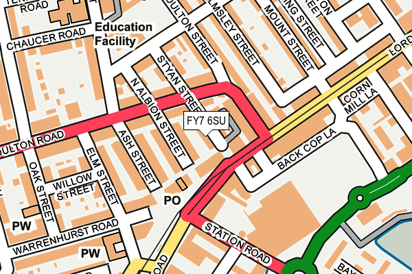 FY7 6SU map - OS OpenMap – Local (Ordnance Survey)