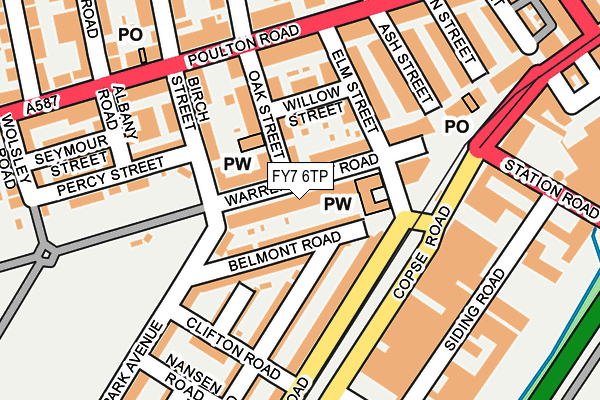 FY7 6TP map - OS OpenMap – Local (Ordnance Survey)