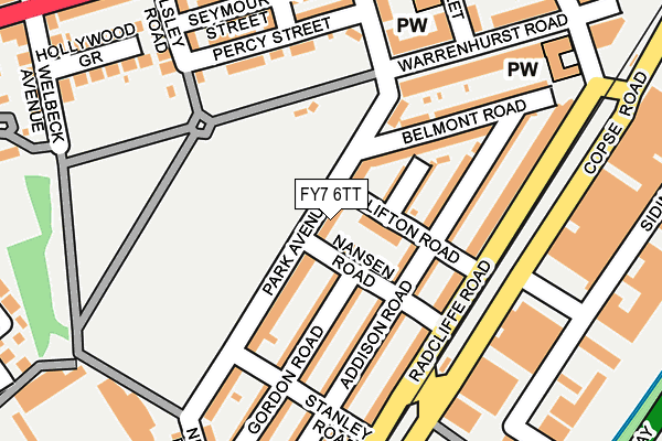 FY7 6TT map - OS OpenMap – Local (Ordnance Survey)