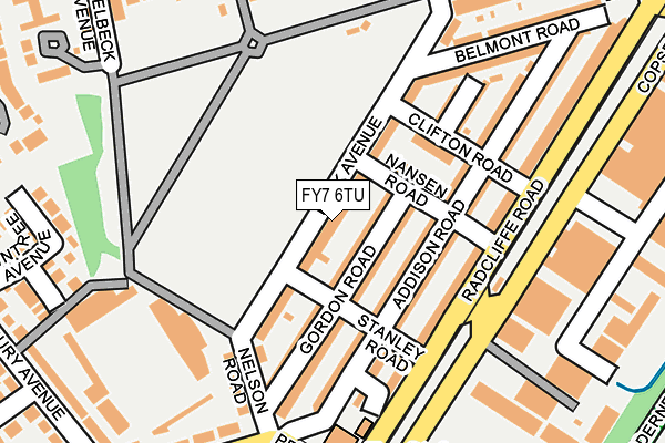 FY7 6TU map - OS OpenMap – Local (Ordnance Survey)