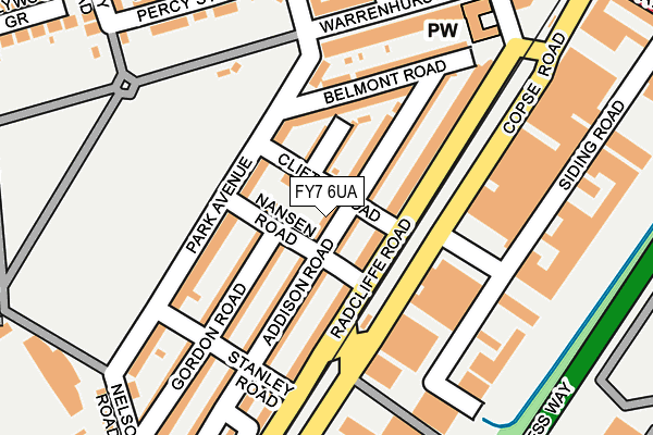 FY7 6UA map - OS OpenMap – Local (Ordnance Survey)