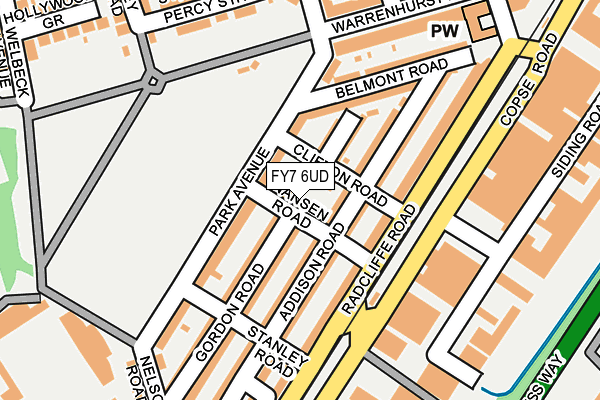FY7 6UD map - OS OpenMap – Local (Ordnance Survey)