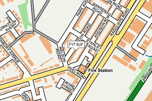 FY7 6UF map - OS OpenMap – Local (Ordnance Survey)