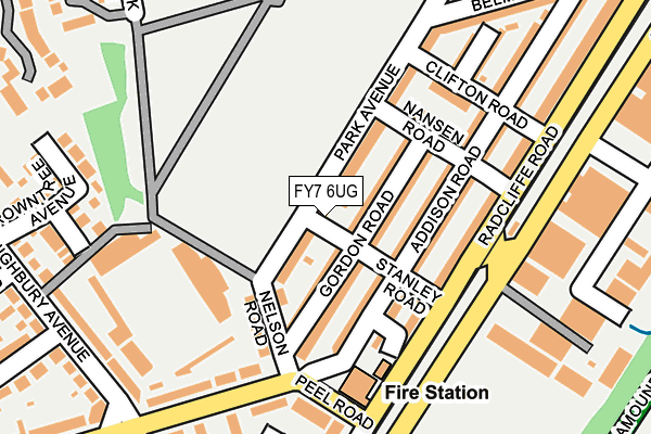 FY7 6UG map - OS OpenMap – Local (Ordnance Survey)