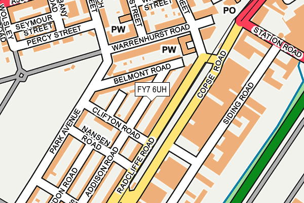 FY7 6UH map - OS OpenMap – Local (Ordnance Survey)