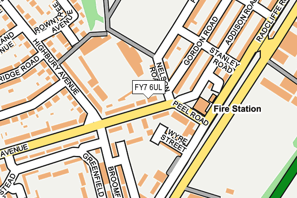 FY7 6UL map - OS OpenMap – Local (Ordnance Survey)