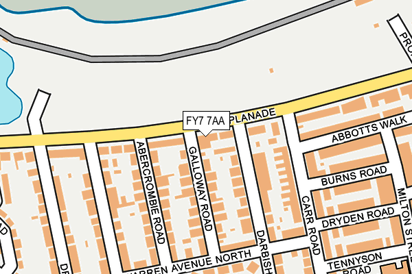 FY7 7AA map - OS OpenMap – Local (Ordnance Survey)