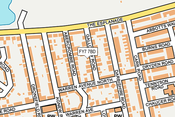 FY7 7BD map - OS OpenMap – Local (Ordnance Survey)