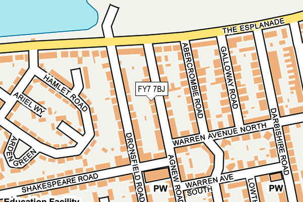 FY7 7BJ map - OS OpenMap – Local (Ordnance Survey)