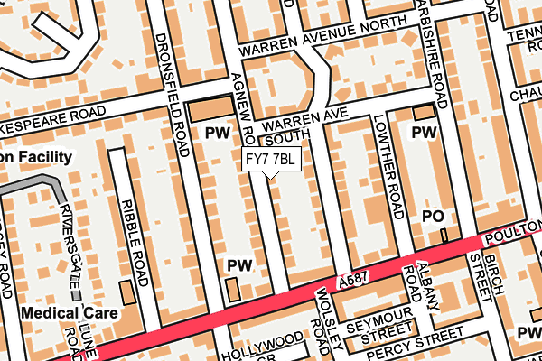 FY7 7BL map - OS OpenMap – Local (Ordnance Survey)