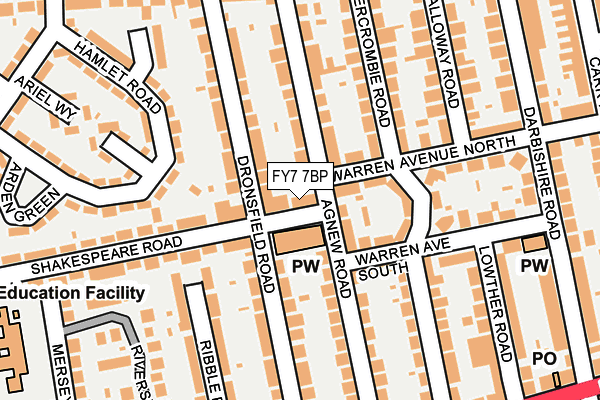 FY7 7BP map - OS OpenMap – Local (Ordnance Survey)