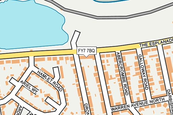 FY7 7BQ map - OS OpenMap – Local (Ordnance Survey)