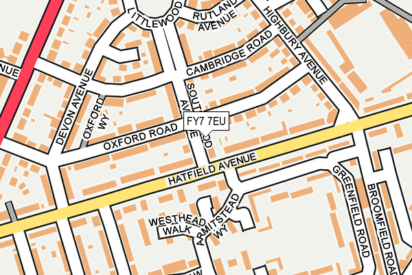 FY7 7EU map - OS OpenMap – Local (Ordnance Survey)