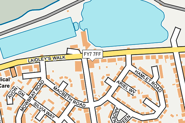 FY7 7FF map - OS OpenMap – Local (Ordnance Survey)