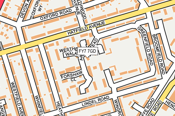FY7 7GD map - OS OpenMap – Local (Ordnance Survey)