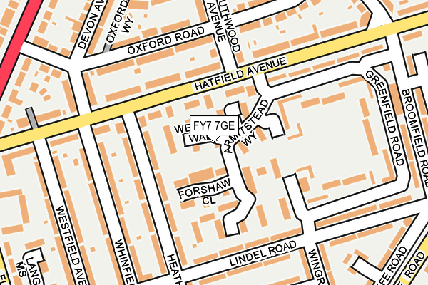 FY7 7GE map - OS OpenMap – Local (Ordnance Survey)