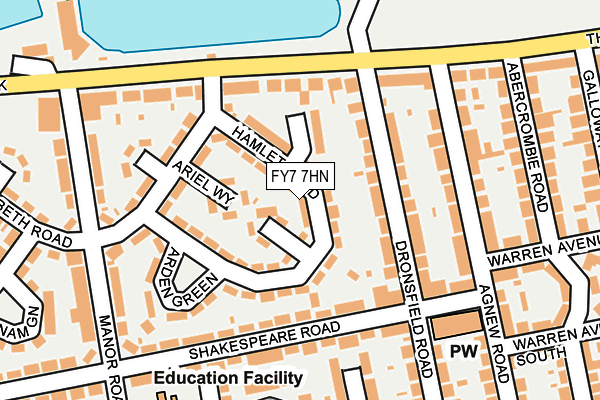 FY7 7HN map - OS OpenMap – Local (Ordnance Survey)