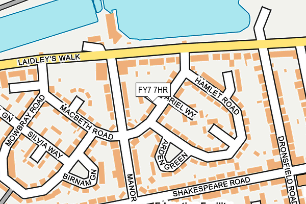 FY7 7HR map - OS OpenMap – Local (Ordnance Survey)