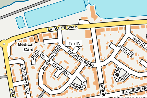 FY7 7HS map - OS OpenMap – Local (Ordnance Survey)