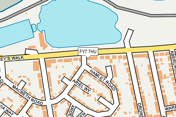 FY7 7HU map - OS OpenMap – Local (Ordnance Survey)