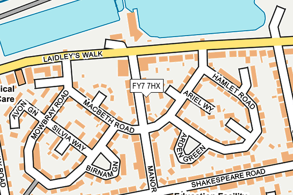 FY7 7HX map - OS OpenMap – Local (Ordnance Survey)