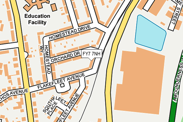 FY7 7NH map - OS OpenMap – Local (Ordnance Survey)