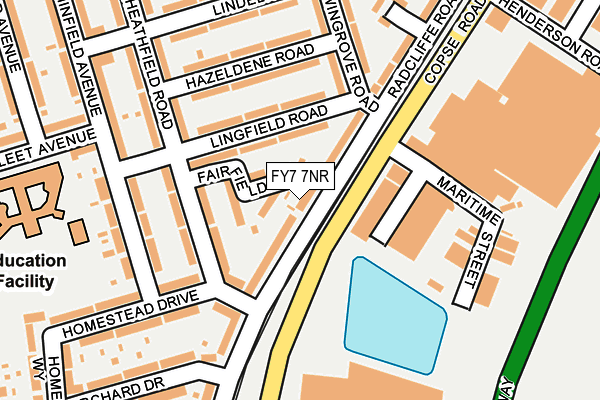 FY7 7NR map - OS OpenMap – Local (Ordnance Survey)