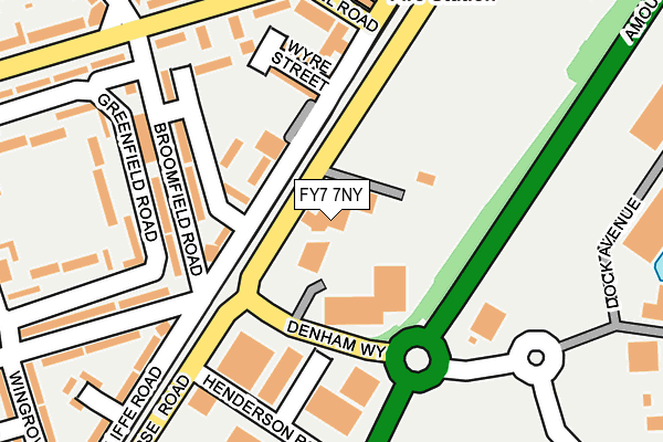FY7 7NY map - OS OpenMap – Local (Ordnance Survey)