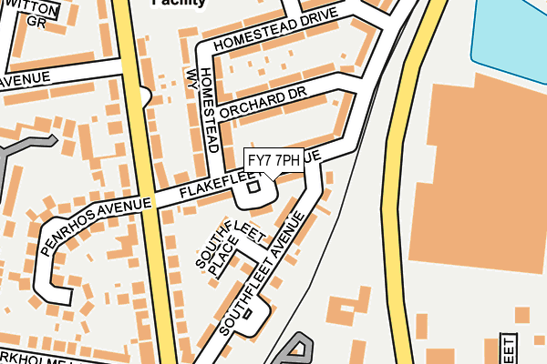 FY7 7PH map - OS OpenMap – Local (Ordnance Survey)