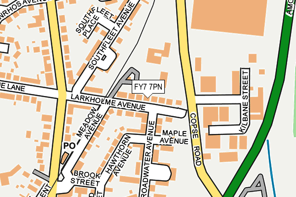 FY7 7PN map - OS OpenMap – Local (Ordnance Survey)