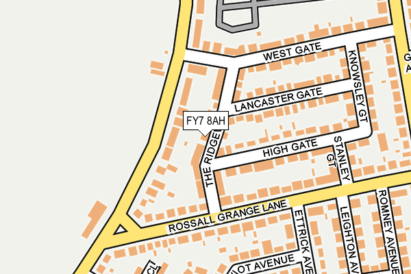 FY7 8AH map - OS OpenMap – Local (Ordnance Survey)