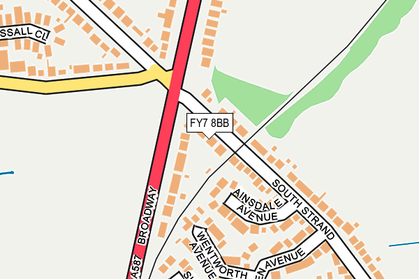 FY7 8BB map - OS OpenMap – Local (Ordnance Survey)