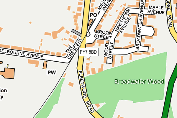 FY7 8BD map - OS OpenMap – Local (Ordnance Survey)