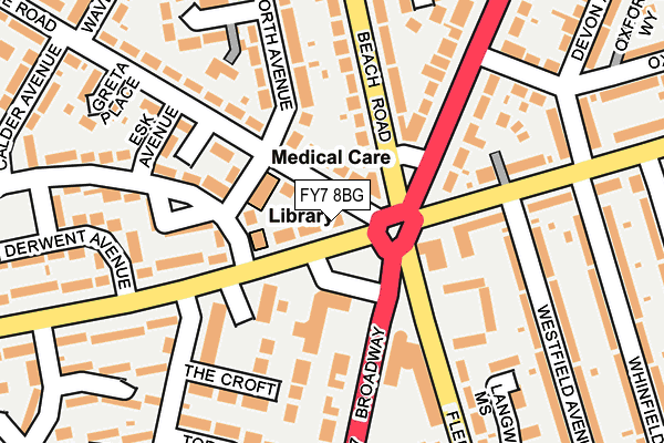 FY7 8BG map - OS OpenMap – Local (Ordnance Survey)