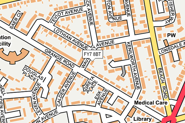 FY7 8BT map - OS OpenMap – Local (Ordnance Survey)