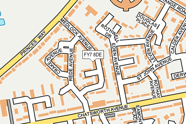 FY7 8DE map - OS OpenMap – Local (Ordnance Survey)