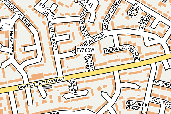 FY7 8DW map - OS OpenMap – Local (Ordnance Survey)