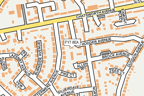 FY7 8EA map - OS OpenMap – Local (Ordnance Survey)