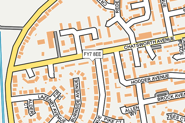 FY7 8EE map - OS OpenMap – Local (Ordnance Survey)