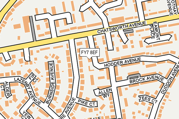 FY7 8EF map - OS OpenMap – Local (Ordnance Survey)