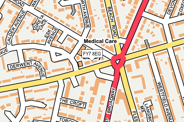 FY7 8EG map - OS OpenMap – Local (Ordnance Survey)