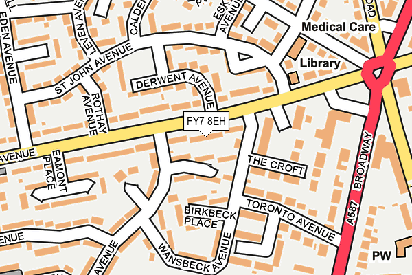 FY7 8EH map - OS OpenMap – Local (Ordnance Survey)