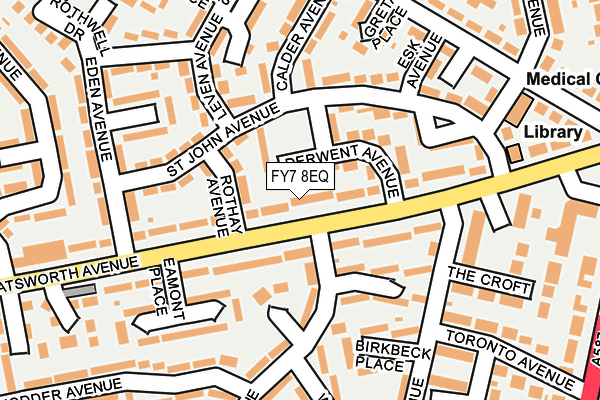 FY7 8EQ map - OS OpenMap – Local (Ordnance Survey)