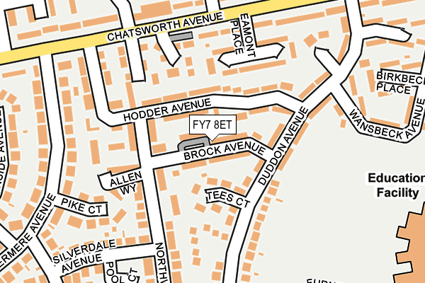 FY7 8ET map - OS OpenMap – Local (Ordnance Survey)