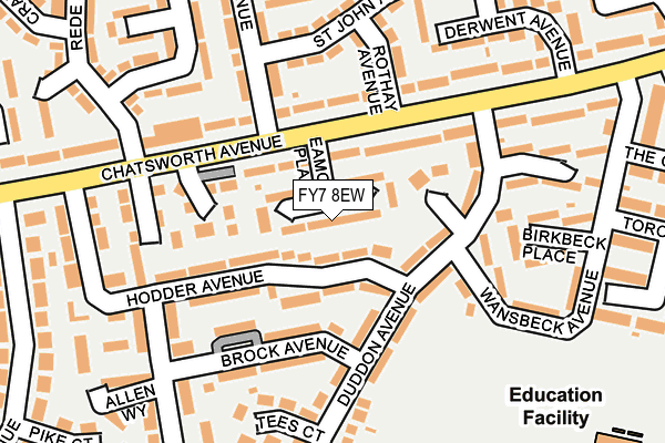 FY7 8EW map - OS OpenMap – Local (Ordnance Survey)