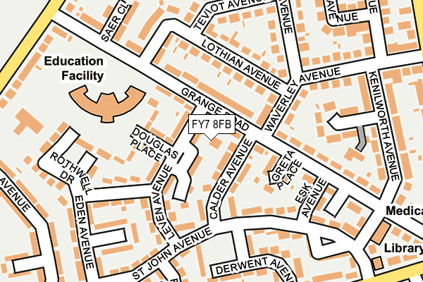 FY7 8FB map - OS OpenMap – Local (Ordnance Survey)